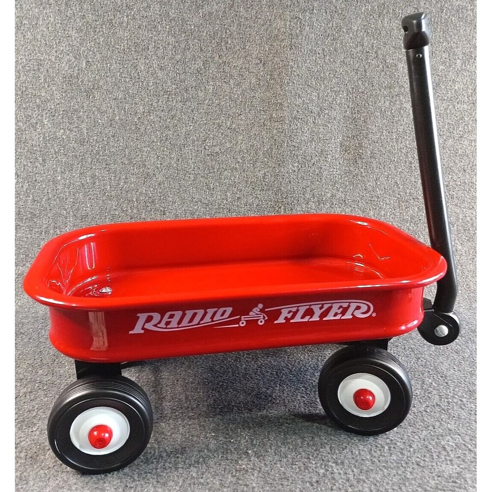 Red Radio Flyer Miniature Wagon 13" Doll Plush Childs Toy Display Piece